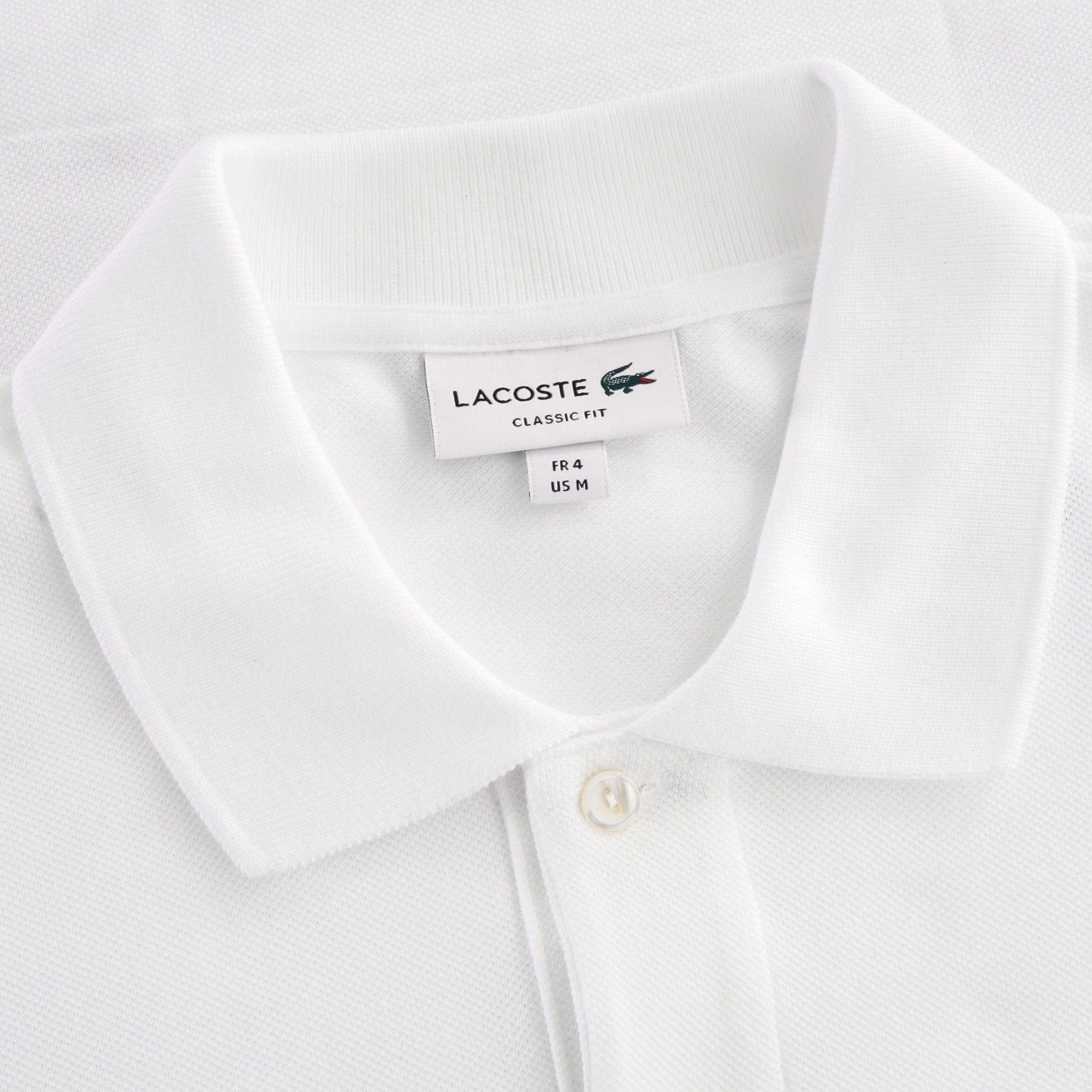 Lacoste Classic Pique Polo Shirt - White
