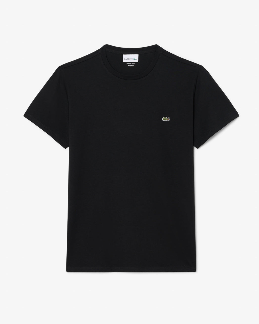 Lacoste Mens Crew Neck Pima Cotton Jersey T-Shirt - Black 031