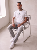 Lacoste Unisex Regular Fit Cotton Jersey Branded T-Shirt White TH1147 001