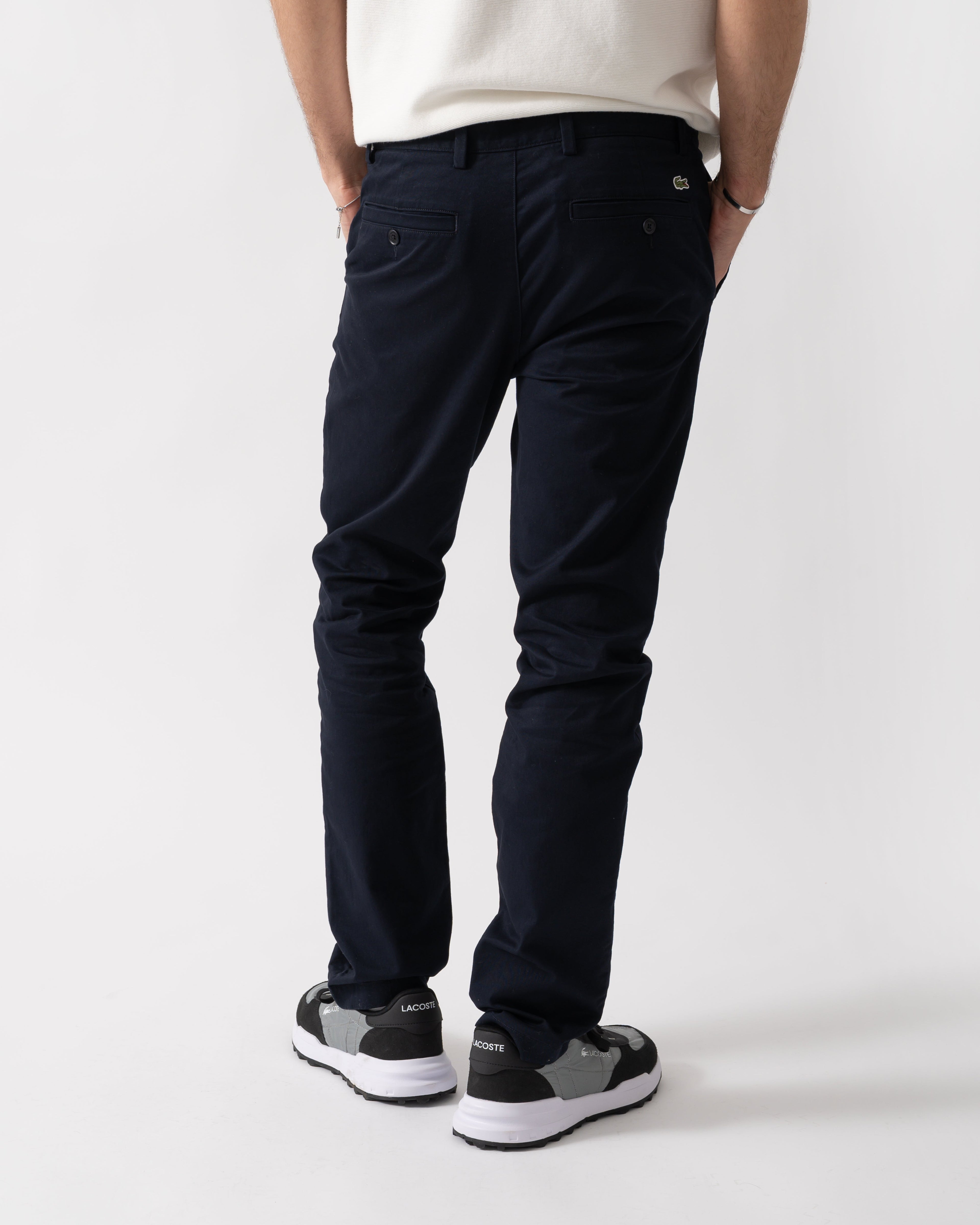 Lacoste Slim Fit Stretch Cotton Mens Chinos - Abysm HDE