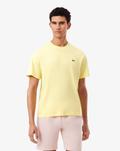 Lacoste Crew Neck Cotton T-Shirt - Yellow